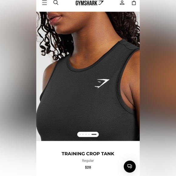 Gymshark Training Crop Tank Women’s Size Medium - Picture 3 of 7